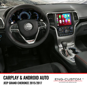 Prodotti e installazioni automotive ENG-Custom - Jeep Grand Cherokee Apple Carplay Android Auto Mirror Link