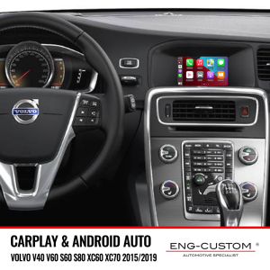 ENG-Custom automotive products and installations - Volvo V40 V60 XC60 XC70 S60 S80 Car Play Android Auto Mirror Link