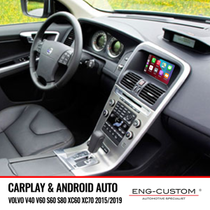 Prodotti e installazioni automotive ENG-Custom - Volvo V40 V60 XC60 XC70 S60 S80 Apple Carplay Android Auto Mirror Link