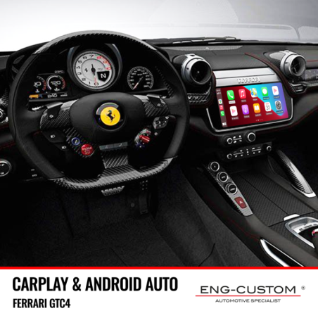 Prodotti e installazioni automotive ENG-Custom - Ferrari GTC4 Apple Carplay Android Auto Mirror Link