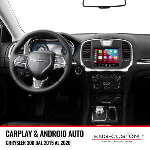 Chrysler 300 CarPlay Android Auto Mirror Link - ENG-CUSTOM