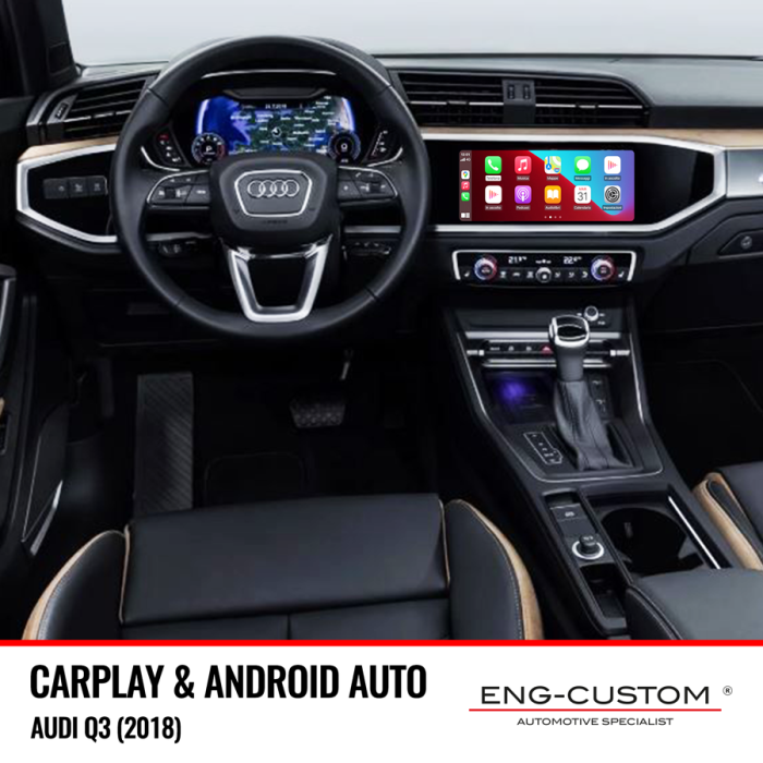 Prodotti e installazioni automotive ENG-Custom - Audi Q3 2018 CarPlay Android Auto Mirror Link
