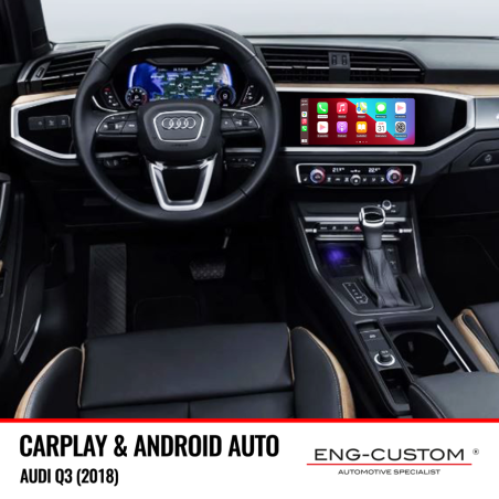 Prodotti e installazioni automotive ENG-Custom - Audi Q3 2018 CarPlay Android Auto Mirror Link