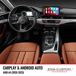 Prodotti e installazioni automotive ENG-Custom - Audi A4 2021-2023 CarPlay Android Auto Mirror Link