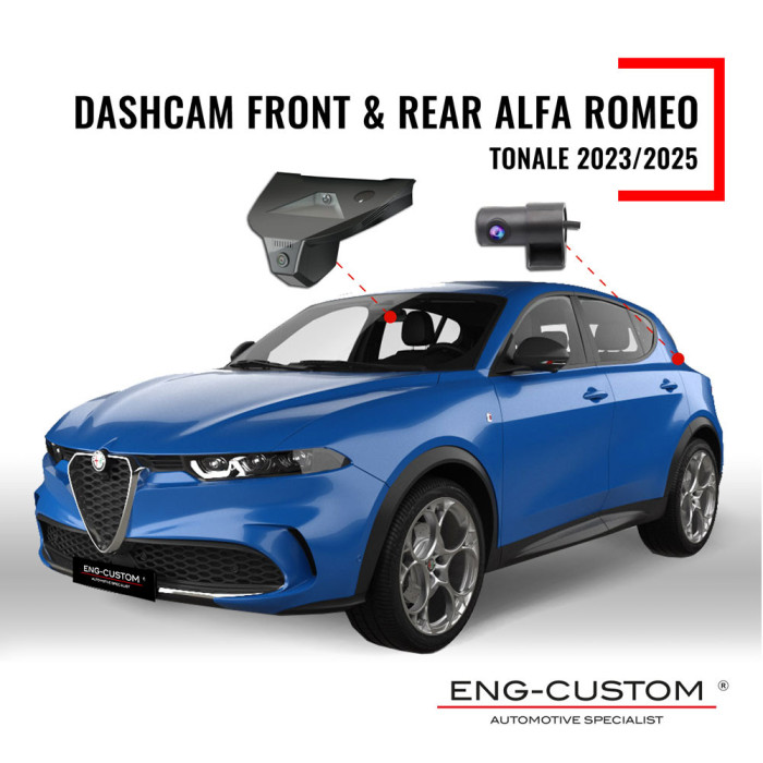 Prodotti e installazioni automotive ENG-Custom - Alfa Romeo Tonale Dashcam
