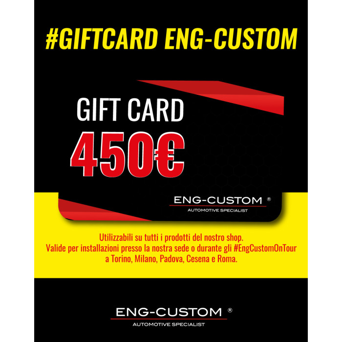 GIFT CARD 450€ ENG-CUSTOM