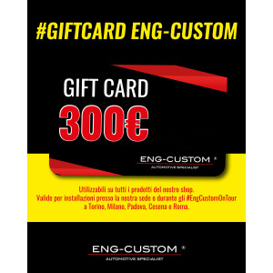 GIFT CARD 300€ ENG-CUSTOM