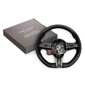 Giulia Quadrifoglio steering wheel - ENG-Custom installations customize the car