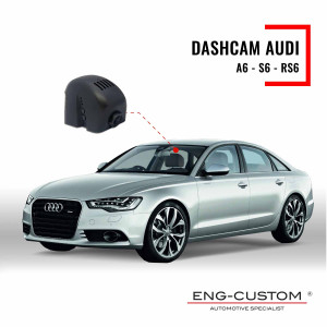 Prodotti e installazioni automotive ENG-Custom - Audi A6 Dashcam