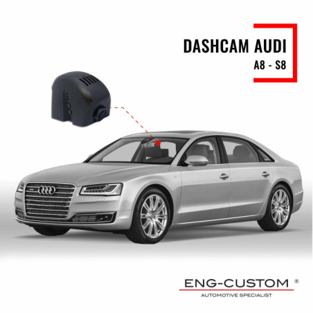 Prodotti e installazioni automotive ENG-Custom - Audi A8 - S8 Dashcam