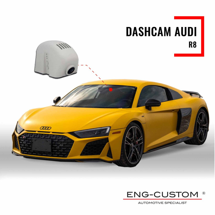 ENG-Custom automotive products and installations - Audi R8 Dashcam