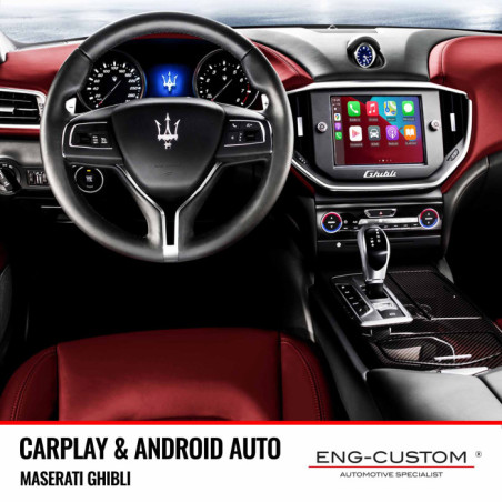 Automotive Products and Installations ENG-Custom - Maserati Apple Carplay Android Auto Mirror Link