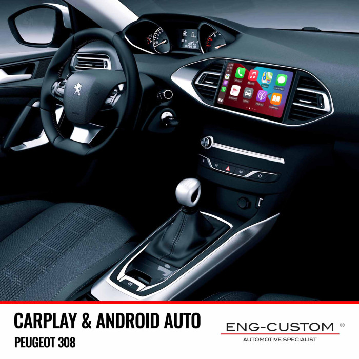 Prodotti e installazioni automotive ENG-Custom - Peugeot Apple Carplay Android Auto Mirror Link