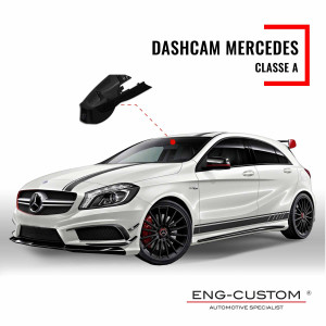 Prodotti e installazioni automotive ENG-Custom - Mercedes Classe A Dashcam