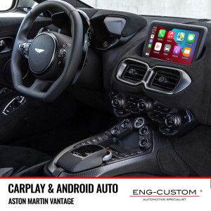 Prodotti e installazioni automotive ENG-Custom - Aston Martin Apple Carplay Android Auto Mirror Link