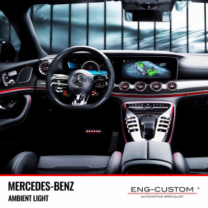 ENG-Custom automotive products and installations - Mercedes Ambient Light Kit OEM replacement