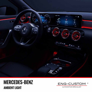 ENG-Custom automotive products and installations - Mercedes Ambient Light Kit OEM replacement