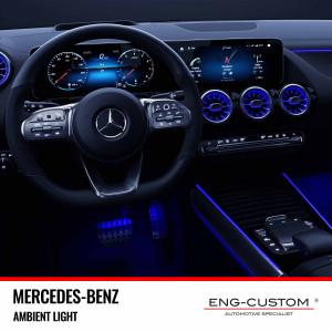 ENG-Custom automotive products and installations - Mercedes Ambient Light Kit OEM replacement