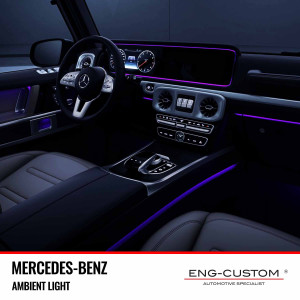 ENG-Custom automotive products and installations - Mercedes Ambient Light Kit OEM replacement