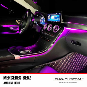 ENG-Custom automotive products and installations - Mercedes Ambient Light Kit OEM replacement