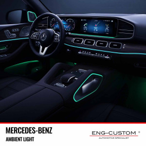 ENG-Custom automotive products and installations - Mercedes Ambient Light Kit OEM replacement